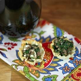 Beef Wellington Spanakopita Bites