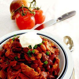 Slow Cooker Turkey Chili
