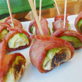 Bacon Wrapped Brussel Sprouts