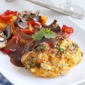 Carrot and white bean cutlets