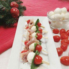 Simple Caprese Skewers