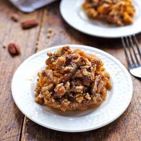 Sweet Potato Casserole with Pecan Crumble
