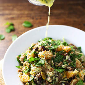 Moroccan Salad with Cilantro Orange Dressing