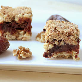 Orange date squares