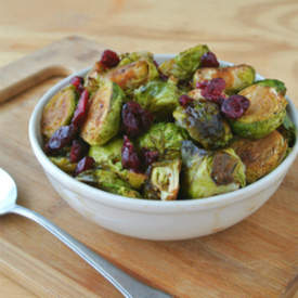 Brussels Sprouts with Balsamic and Cranberries