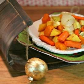 Cider Glazed Roasted Vegetables