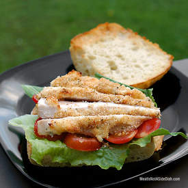 Parmesan Chicken on Asiago Ciabatta