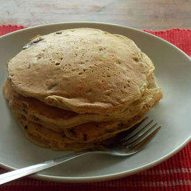 Whole Wheat Banana Pancakes 