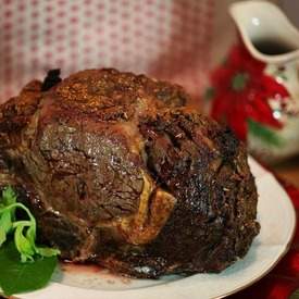 Rosemary Garlic Crusted Prime Rib