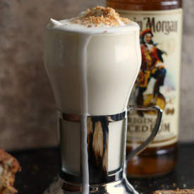 Boozy Coconut White Hot Chocolate