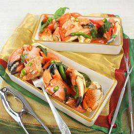 Stone Crab Claws in Red Curry