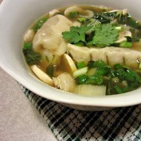 Quick and Easy Asian Dumpling Soup
