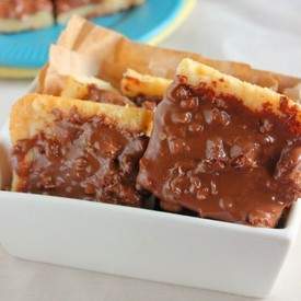 Chocolate Bar Shortbread Cookies