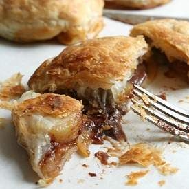 Chocolate banoffee puffs