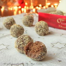 Hazelnut truffles