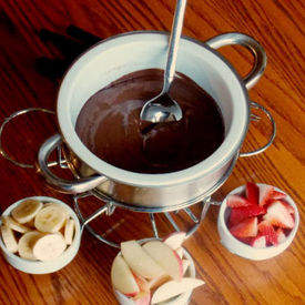 Clean Eating Chocolate Fondue