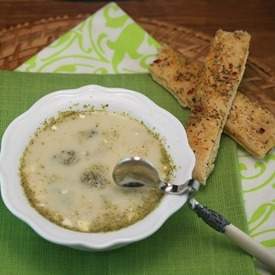 Broccoli Cheese Soup with Cauliflower
