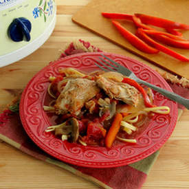 Crock Pot Chicken Cacciatore