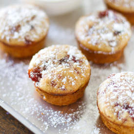 Strawberry Jam Muffins