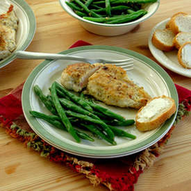 Herbed Chicken Cutlets in Lemon Garlic Sauce