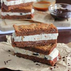 Brownie Ice Cream Dippers