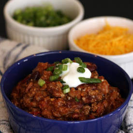 Lightened-Up Classic Turkey Chili