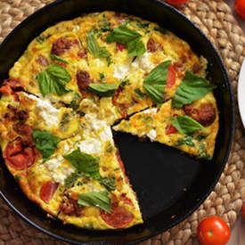 Italian Sausage and Ricotta Frittata