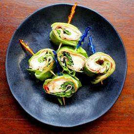 Healthy Turkey and Cheese Roll-Ups