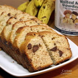 Malted Chocolate Chip Banana Bread