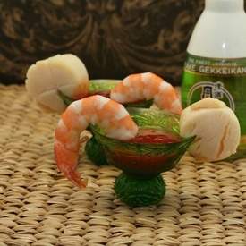 Asian Shrimp & Scallop Cocktail with Sweet Chili S