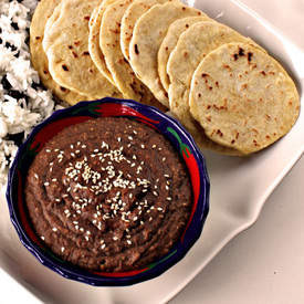 Mole and Corn Flour Tortillas
