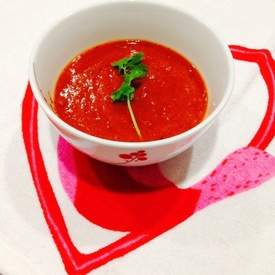 Roasted Red Pepper and Tomato Soup