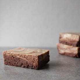 Skinny Cheesecake Swirl Brownies