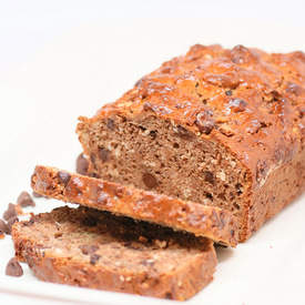 Banana Bread with Chocolate & Coconut