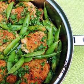 Chicken with Snap Peas