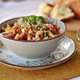Pasta e Fagioli - Slow Cooker Style
