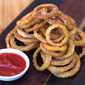 baked onion rings