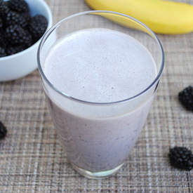 Blackberry-Banana Protein Shake