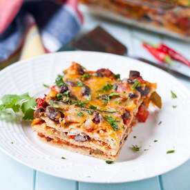 Cheesy Mexican Tortilla Casserole