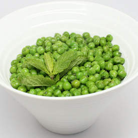 Beautiful Buttered Peas with Mint