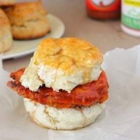 Maple Buttermilk Biscuit & Fried Chicken Sandwich