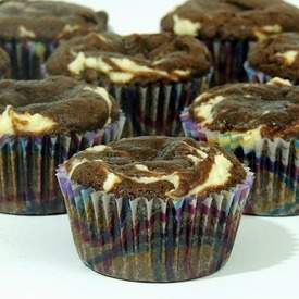 Double Chocolate Cheesecake Muffins