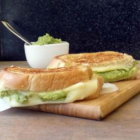 Grilled Cheese with Guacamole