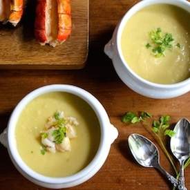 Celery Root Bisque (with Lobster)