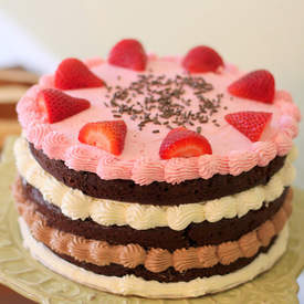 Neapolitan Layer Cake