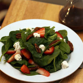 Strawberry Spinach Salad