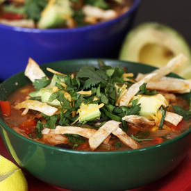Fast and Easy Tortilla Soup