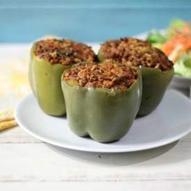 Lentil Stuffed Peppers