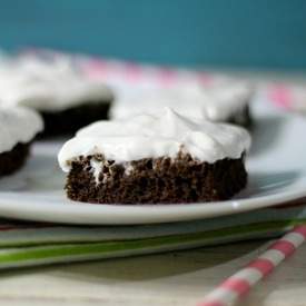 Root Beer Float Brownies