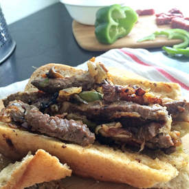 Baguette Cheesesteaks